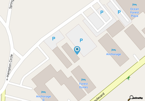 One Block from Ocean, Family-Friendly, Shared Pool, Two Bedroom Condo map location