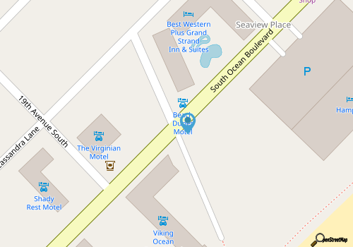 Ocean view one bedroom - Palace 1810 map location