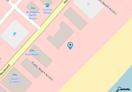 Oceanfront corner unit with panaramic views,pools,hot tub,lazy river,exercise room map location