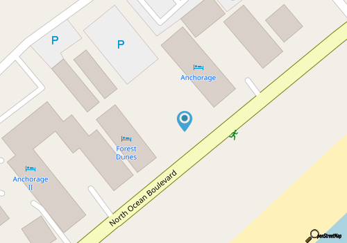 Beautiful Ocean View Queen Suite + On-Site Pool map location