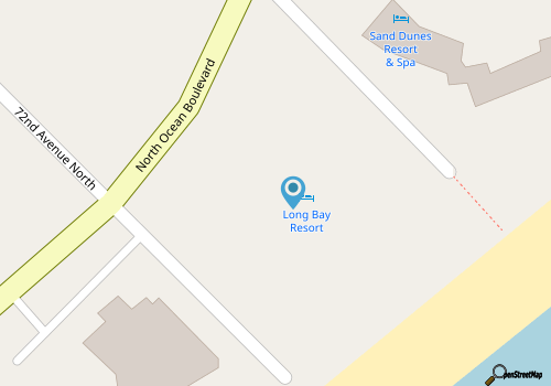 Oceanfront King Suite 2nd Floor map location