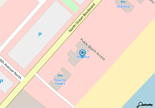 Oceanfront Penthouse - 2 Bedroom (Sleeps 8) map location