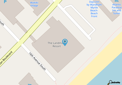 Newly Renovated Oceanfront King Suite! Spectacular Views- Landmark 826 map location