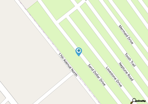 Close to beach, Pet friendly, Golf cart map location