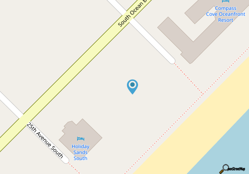 2BR Oceanfront #1Resort WaterPark Full Kitchen map location