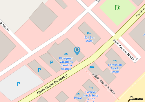 Carolina Grande 2 BR Villa map location