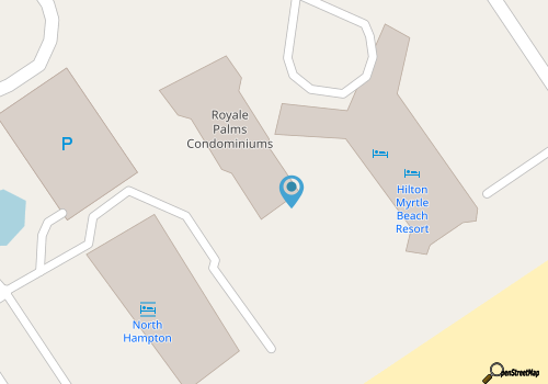 Royale Palms 2305H Studio w/Pool & Beach map location