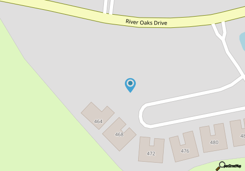 2BR River Oaks Golf Course Condo W/pool Access map location