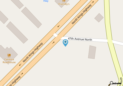 Southern C's Oceanfront Home in Myrtle Beach, SC map location