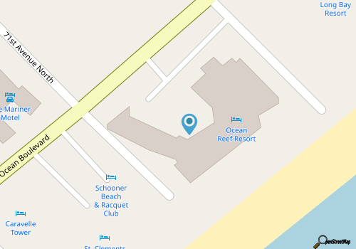 4BR/3BA Direct Oceanfront, Wrap Around Balcony map location