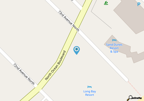 Shore Fun. Oceanfront . map location