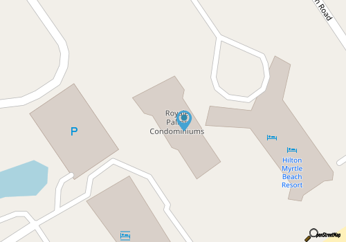 Relax in LUXURY, OceanView Studio @606H Royale Palms-Kingston PL Resort map location