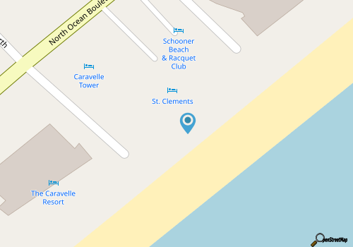 Amazing Beachfront Penthouse Suite map location