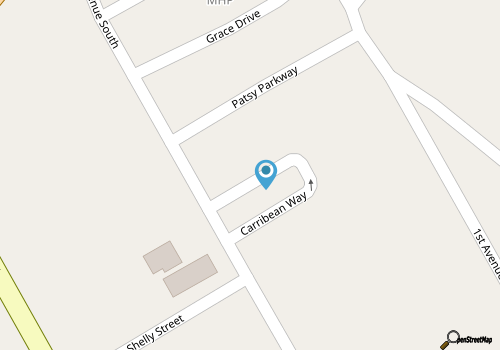 Beach House Blocks from Ocean map location