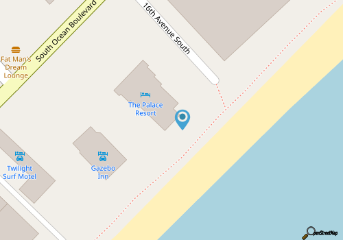 Direct Oceanfront Resort Condo, Newly Remodeled, Pool, Jacuzzi map location