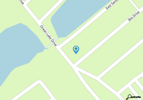 5-Star Lakefront Beach House in Ocean Lakes map location