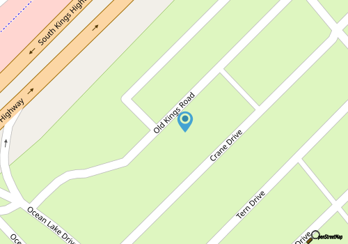 Beautiful 5 Bedroom Ocean Lakes- Oceanview -Steps to Beach! WiFi, map location