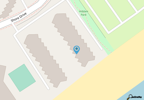 Ocean Front Condo in Very Desirable Location map location