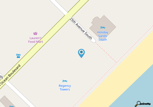 HS-1127 Ocean View Condo in Myrtle Beach - 1 Bedroom, Sleeps 6 map location