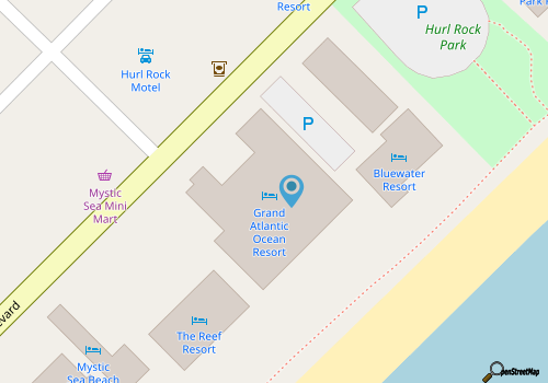 Huge Breathtaking Oceanfront Condo, Beautiful Decor, Drive to the 4th Floor Deck map location