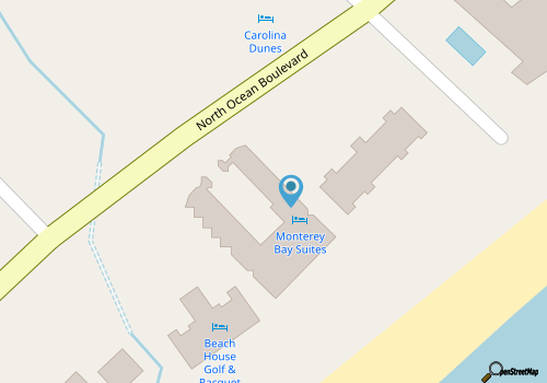 Oceanfront Premier King Suite 7th Flr map location