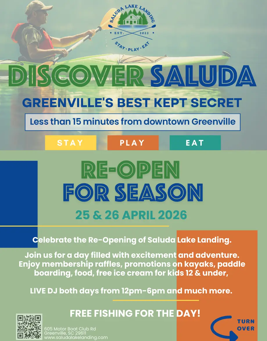 Saluda Lake Landing Season Kickoff 2026