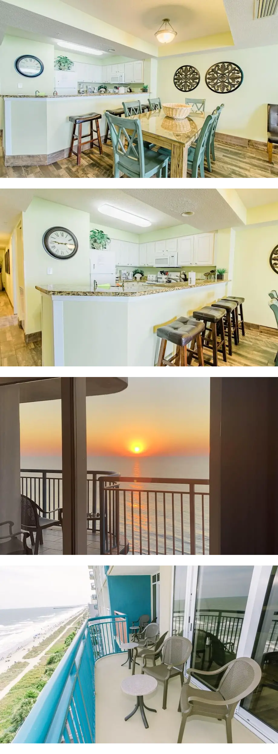 4BR/3BA Direct Oceanfront, 8th fl, Large...