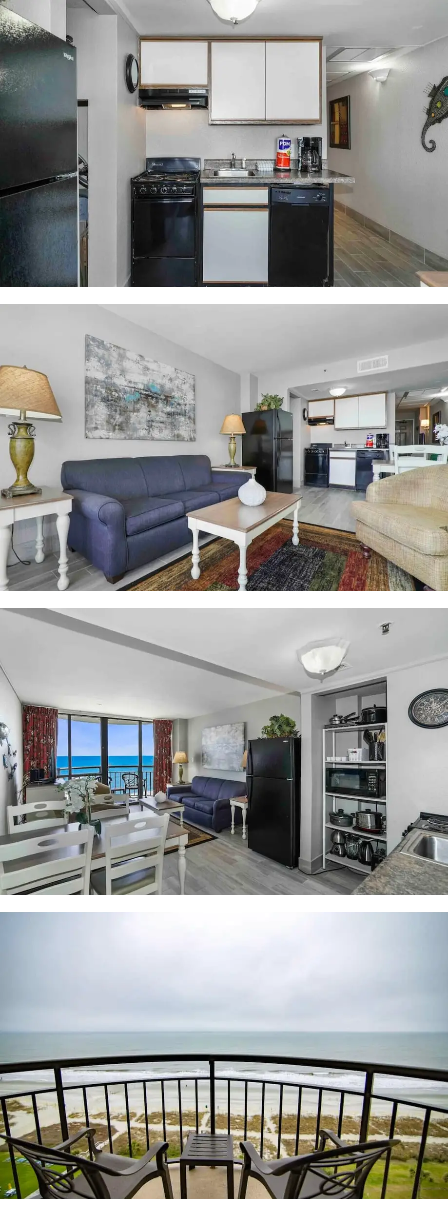 Great Direct Oceanfront 1 BR/1BA central...