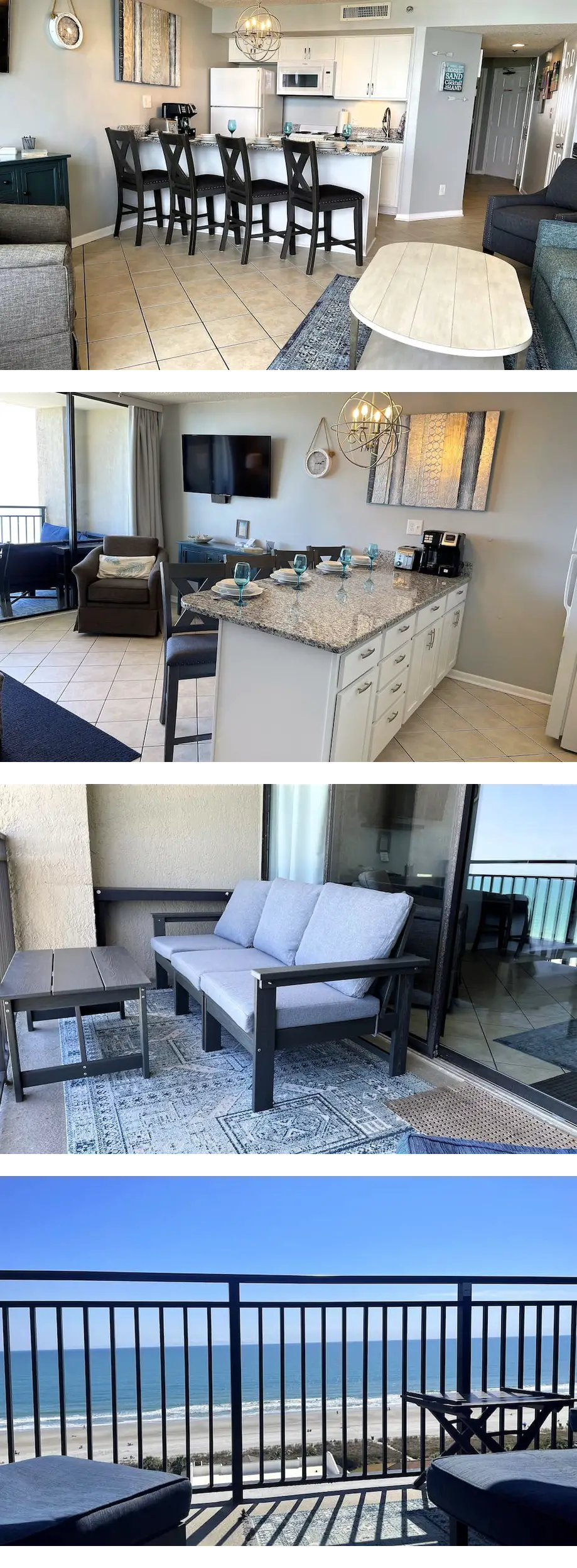 OCEANFRONT-King Bed-Comfortable-Home-Kit...