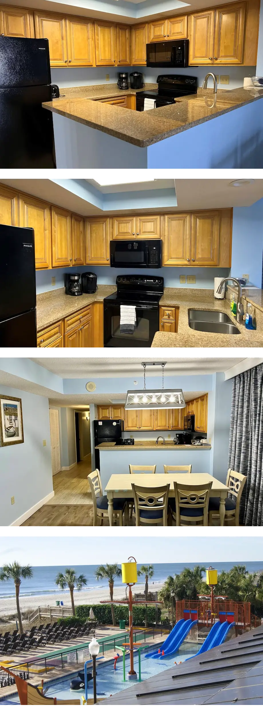 OCEANFRONT 3 BEDROOM OCEANFRONT CONDO! 6...