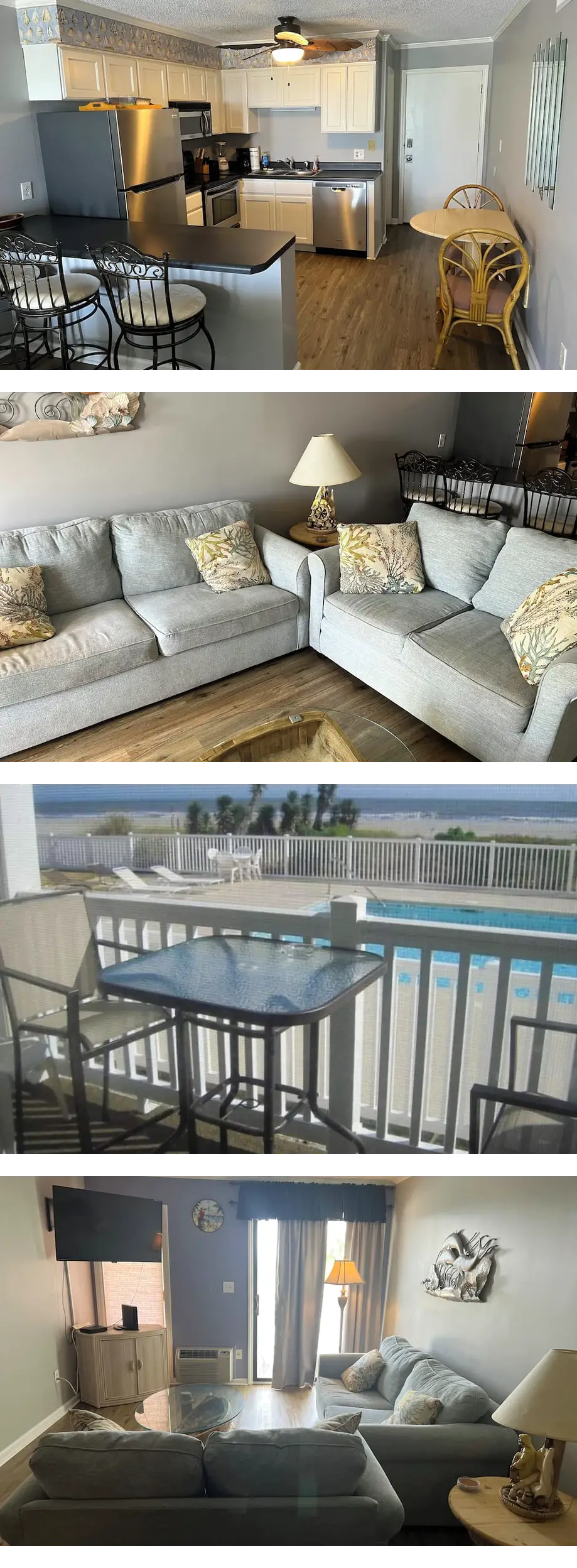 Direct Oceanfront - Shore Dr. -2 BR 2 Ba...