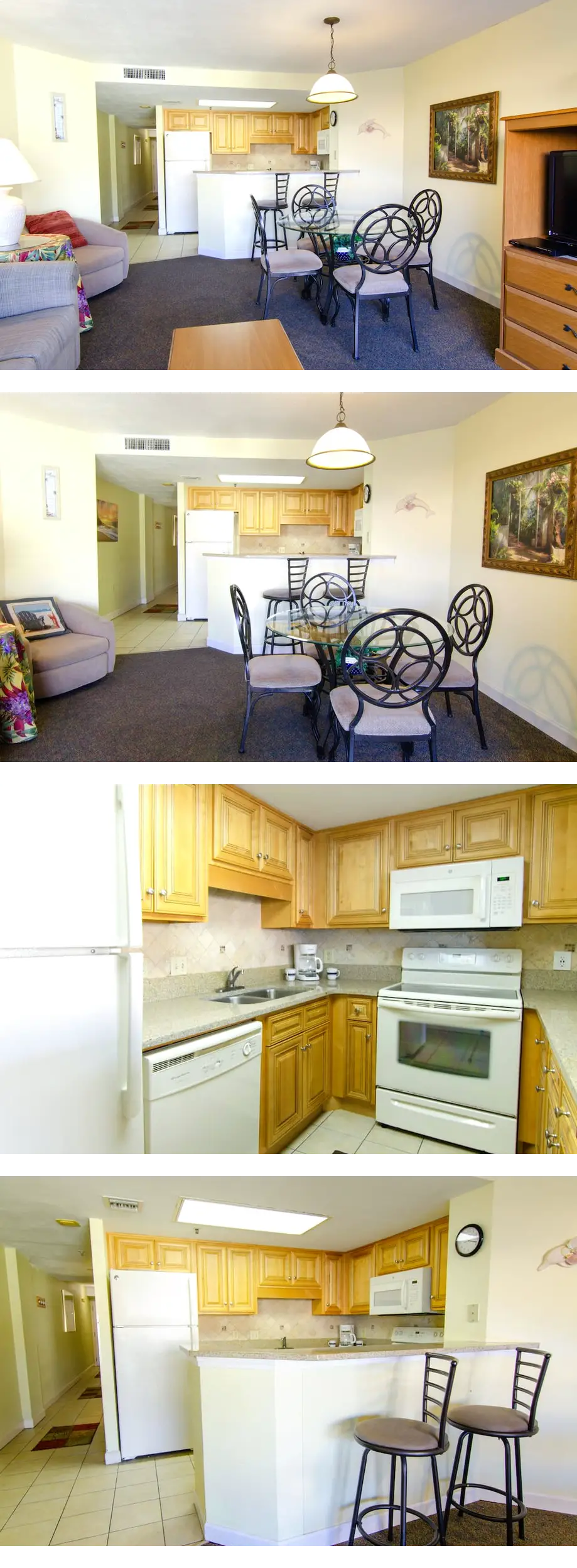 Suite w/ Double Beds and Side View of Oc...