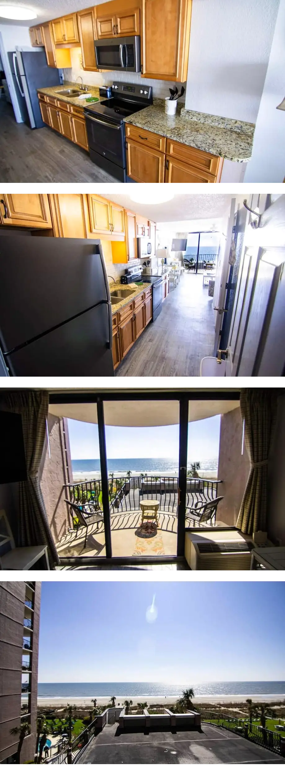 Beautiful End Unit Oceanfront in the hea...