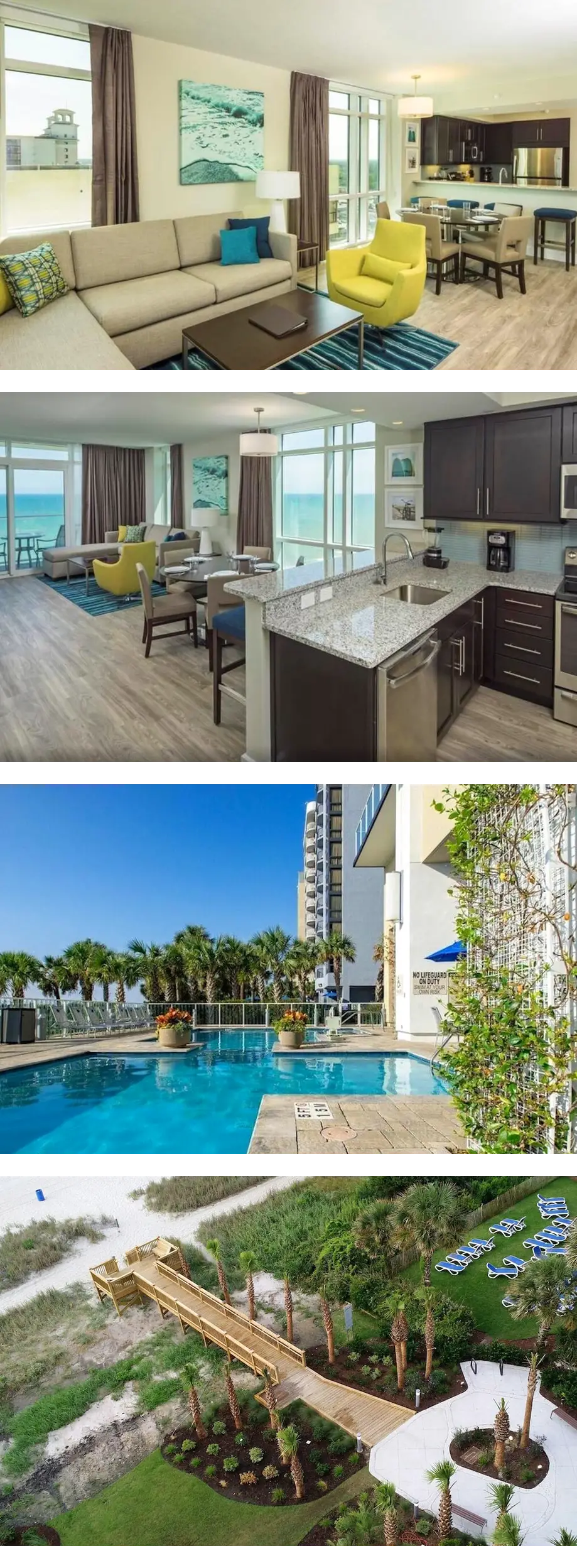 Contemporary 2 bedroom suite at Ocean 22...