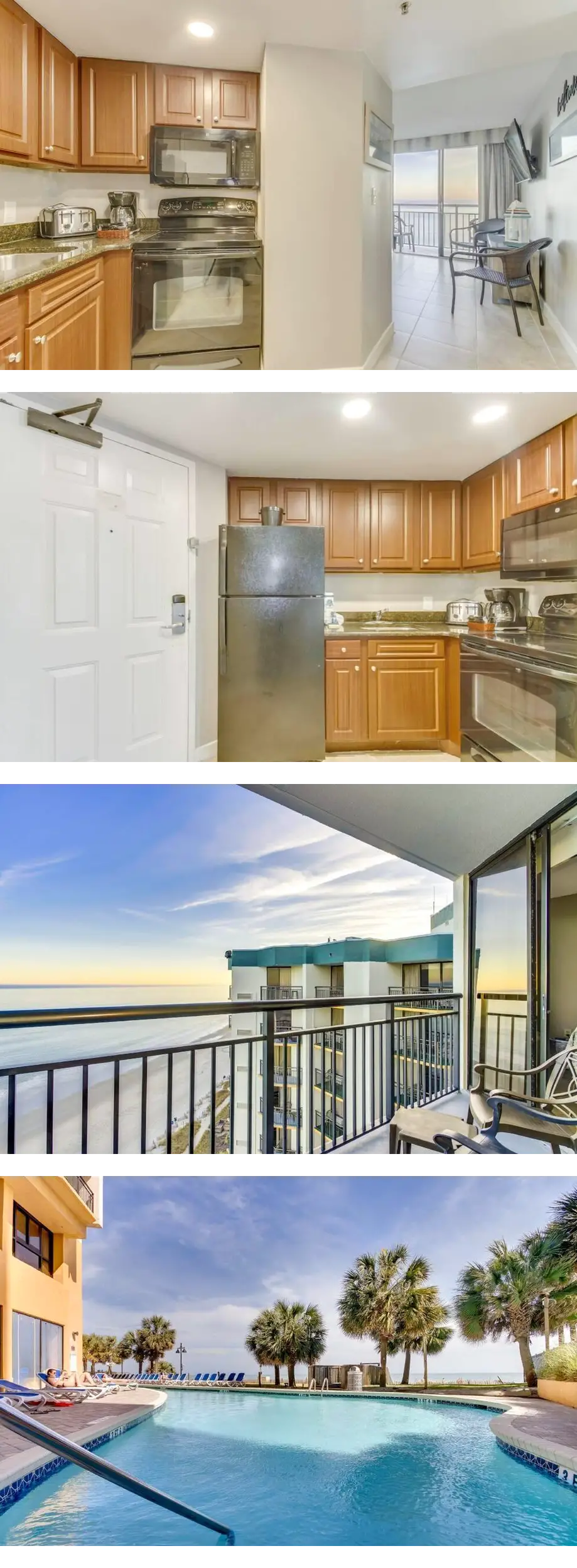 Ocean Front 1BR Condo at Patricia Grand ...