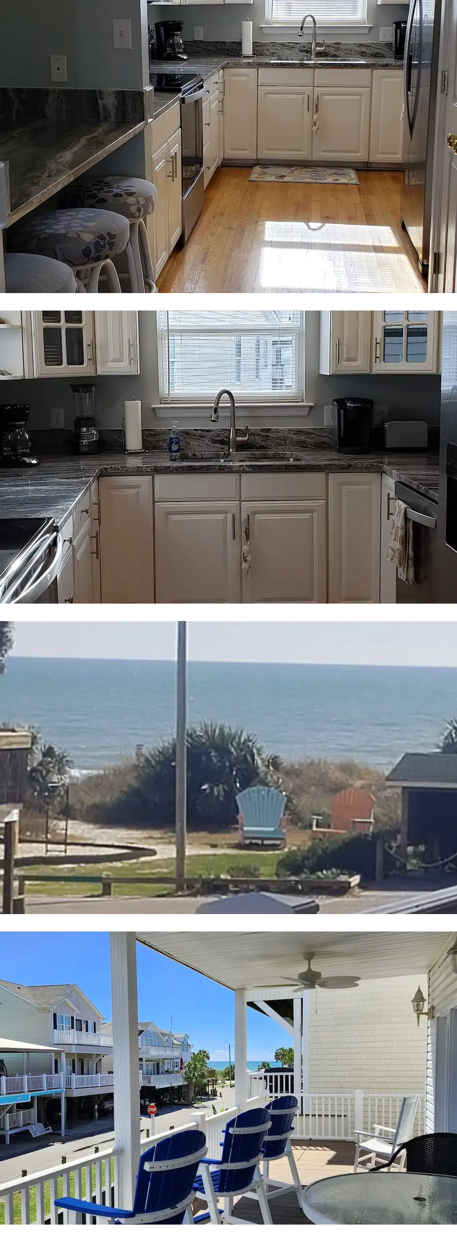 Ocean Views - Newly Renovated 4BR/ 3BA Stilt Home in Ocean Lakes - 1006