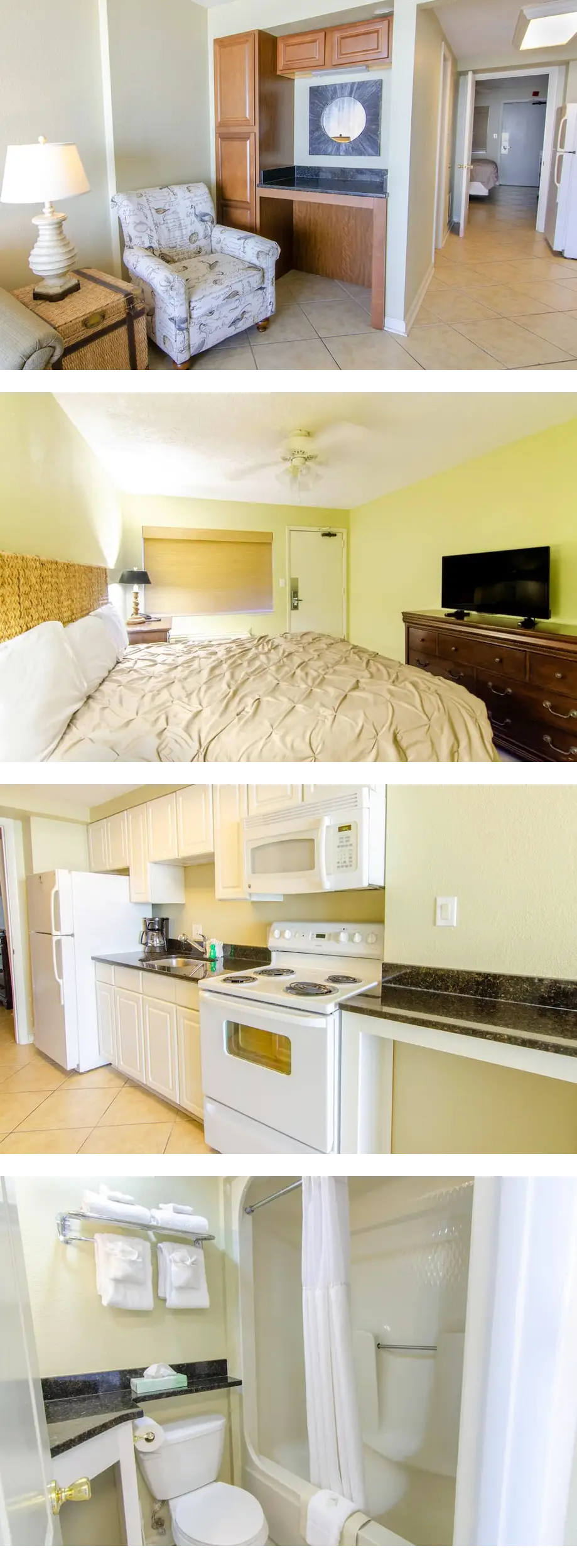 King Oceanfront 1 Bedroom Condo + Offici...