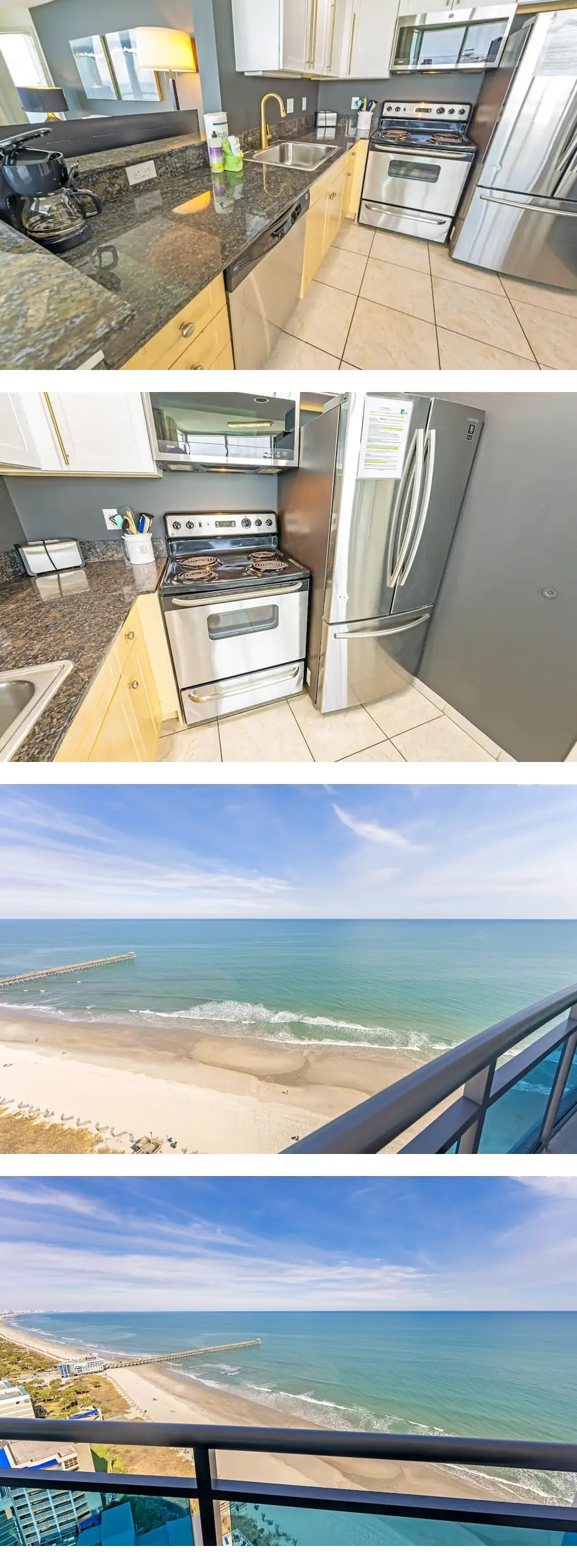 Waterfront condo with beach access & hot...