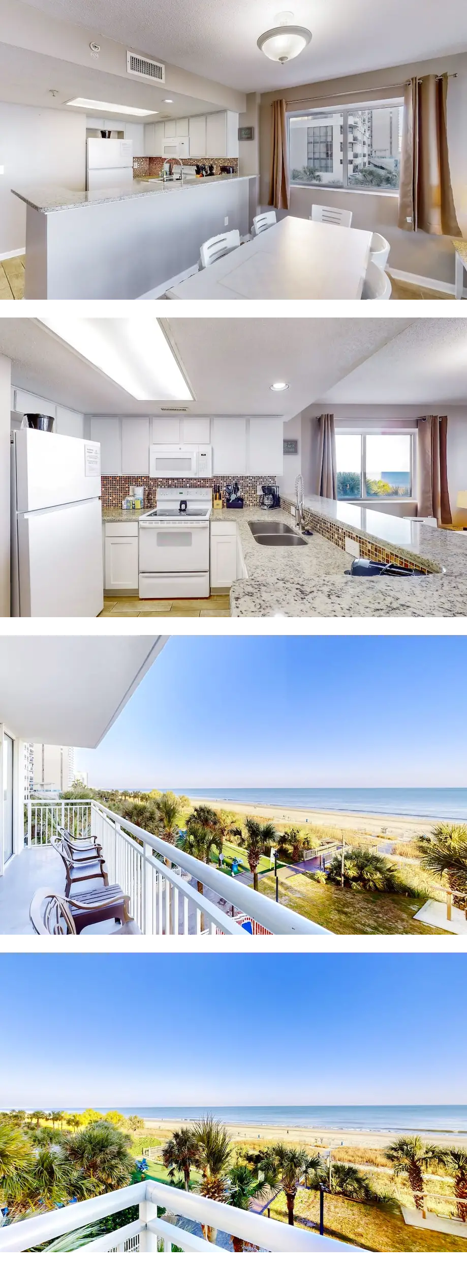 3rd-floor oceanfront condo with great be...