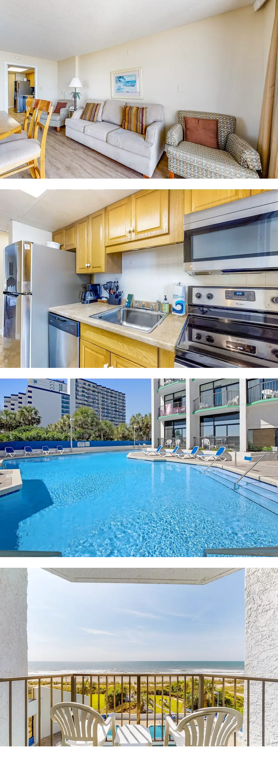 3rd Floor Oceanfront Snowbird Friendly S...