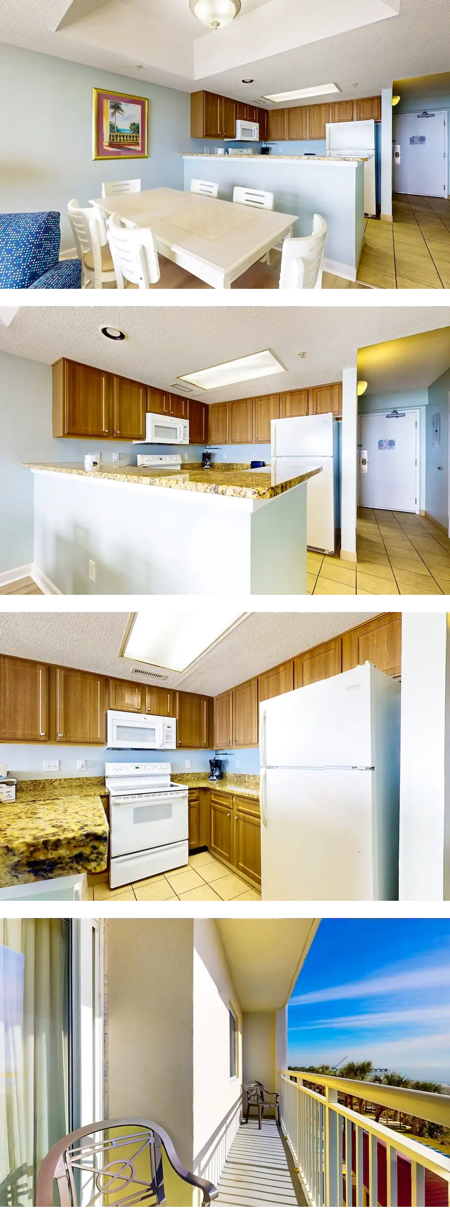 3rd-floor oceanfront condo with balcony,...