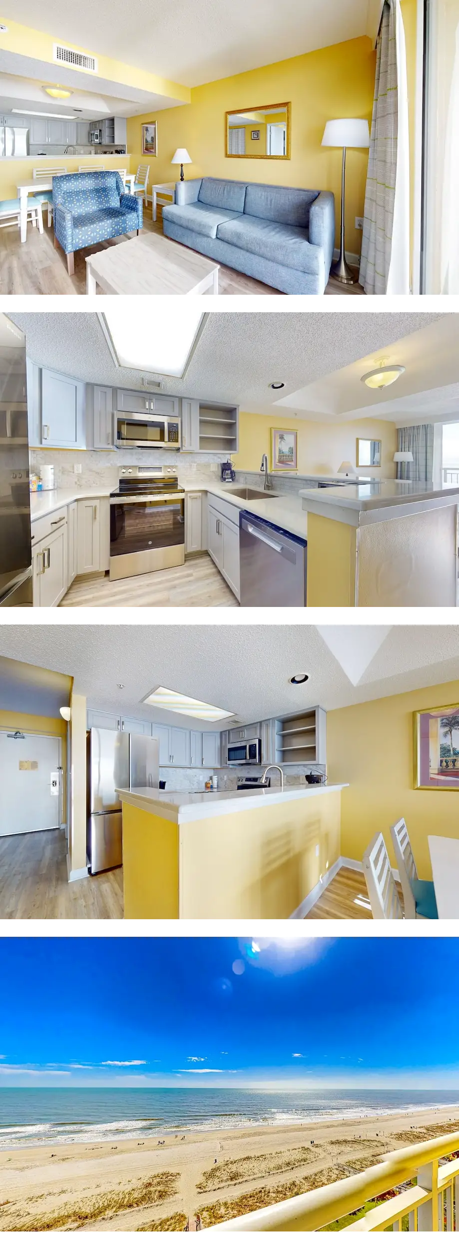 8th-floor oceanfront condo with AC, hot ...