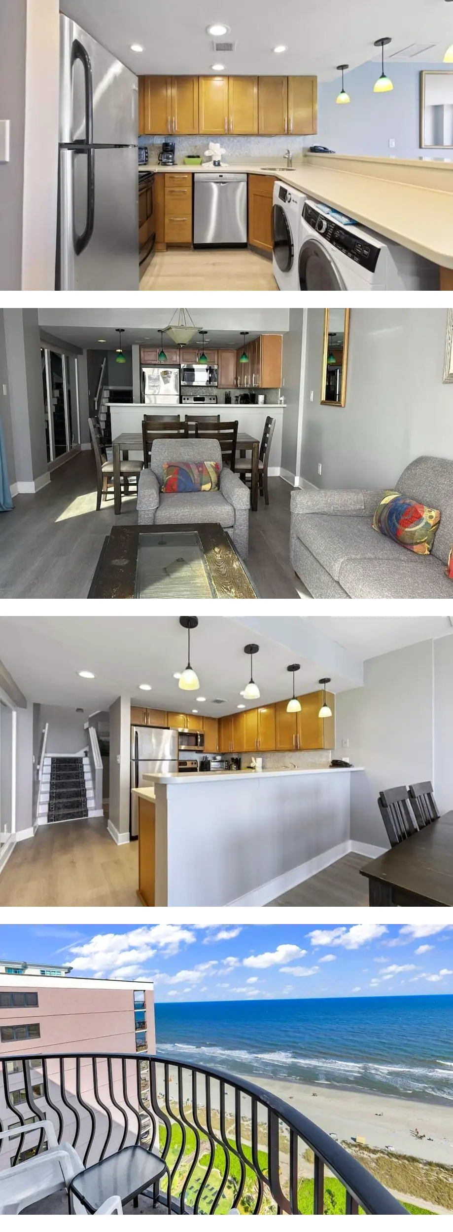 3BR Oceanfront Penthouse, Two-Story