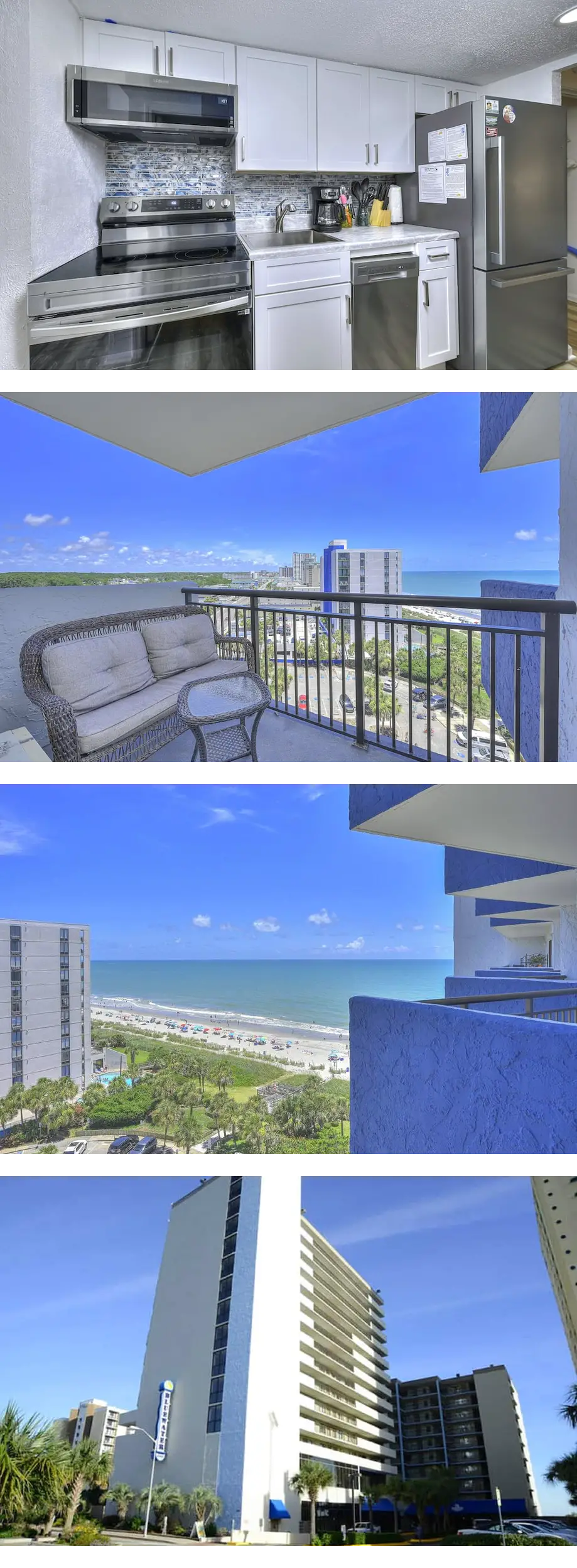 Blue Water Resort 1009 - Oceanview 1 Bed...