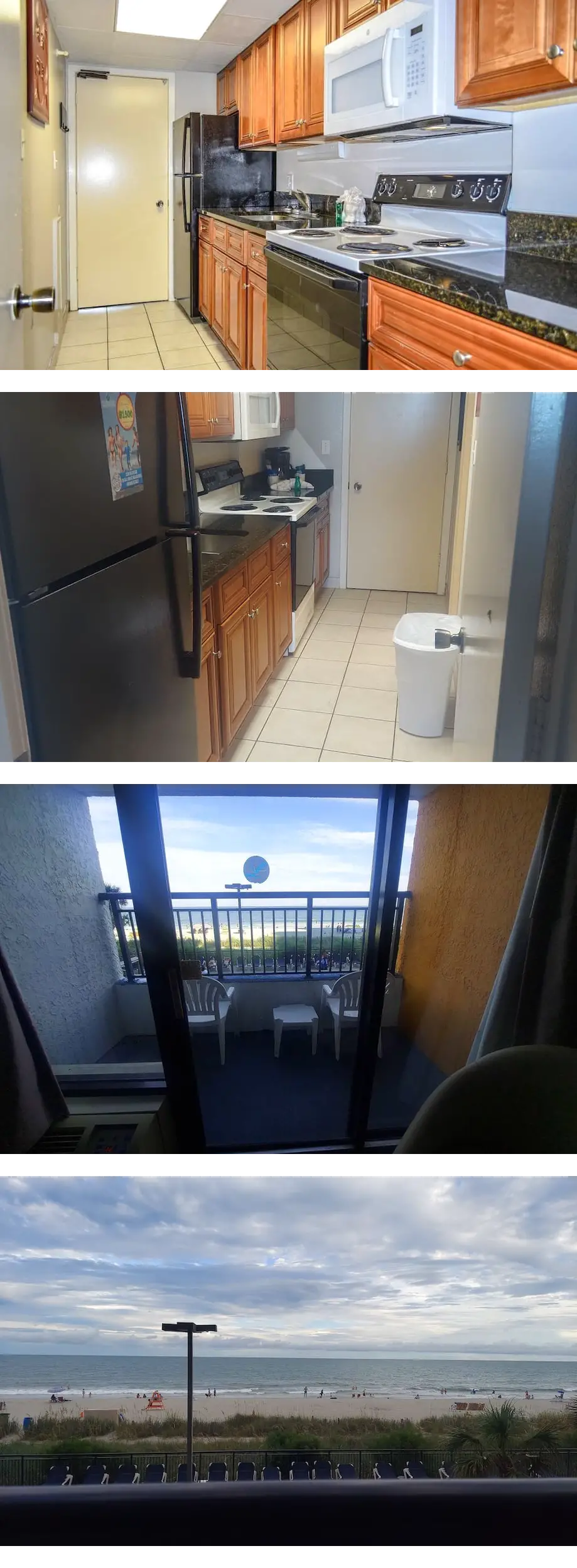 beach front view at the Landmark Resort...