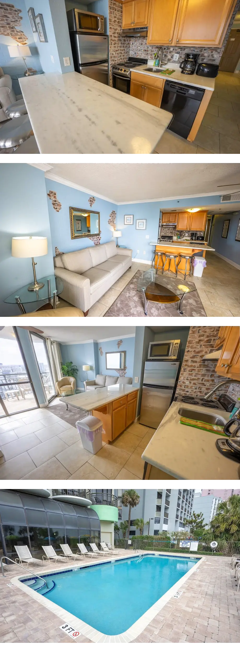 Direct Oceanfront at Meridian Plaza, Poo...