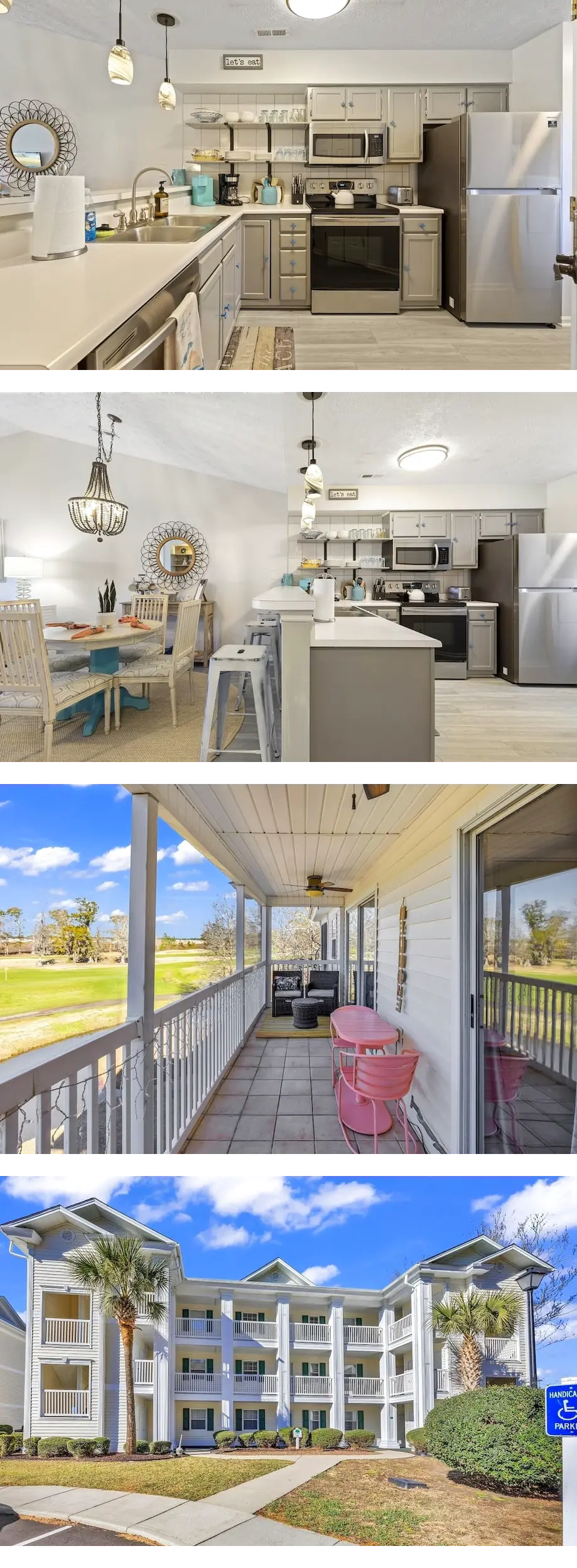 Beautiful and Peaceful Golf Condo in River Oaks. Less than 5 miles to beach!