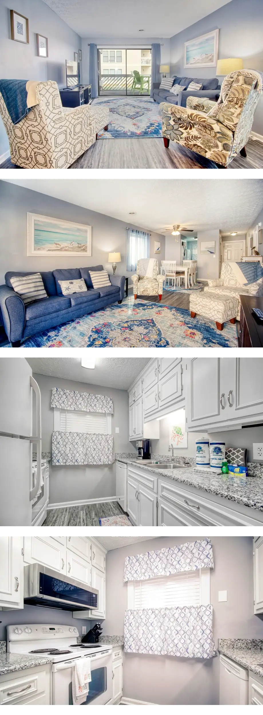 Sunny oceanfront condo with beach access...