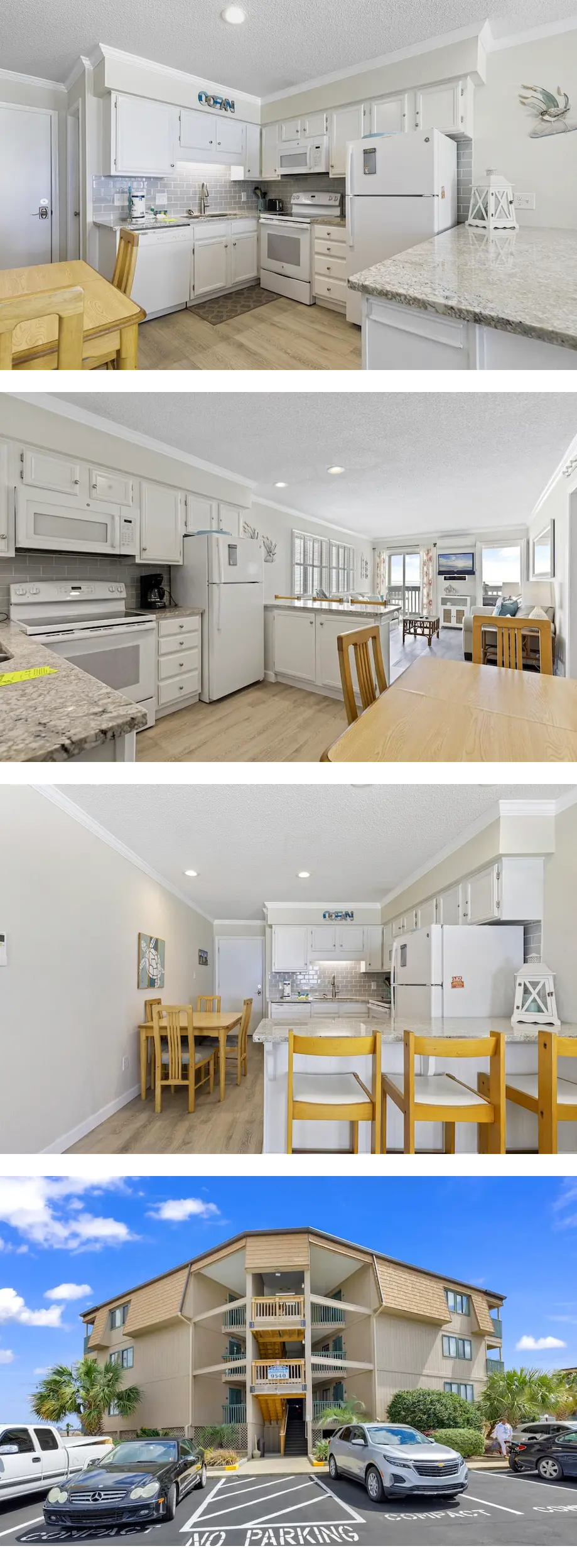 Oceanfront condo with pool, patio, centr...