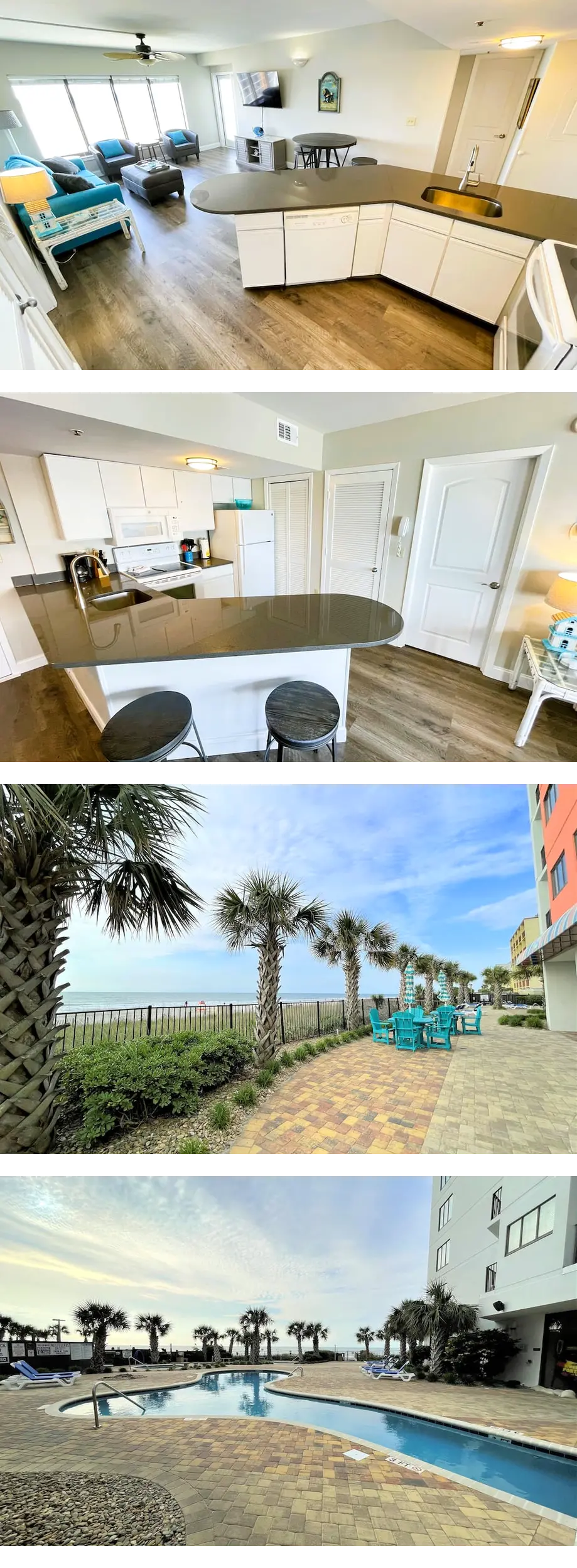 Lovely condo with nice ocean views from ...